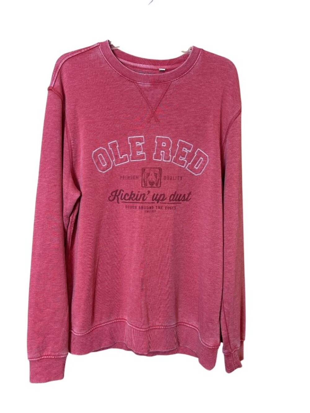 Ole Red Red Graphic Sweatshirt Kickin Up Dust Crewneck Cotton Blend M